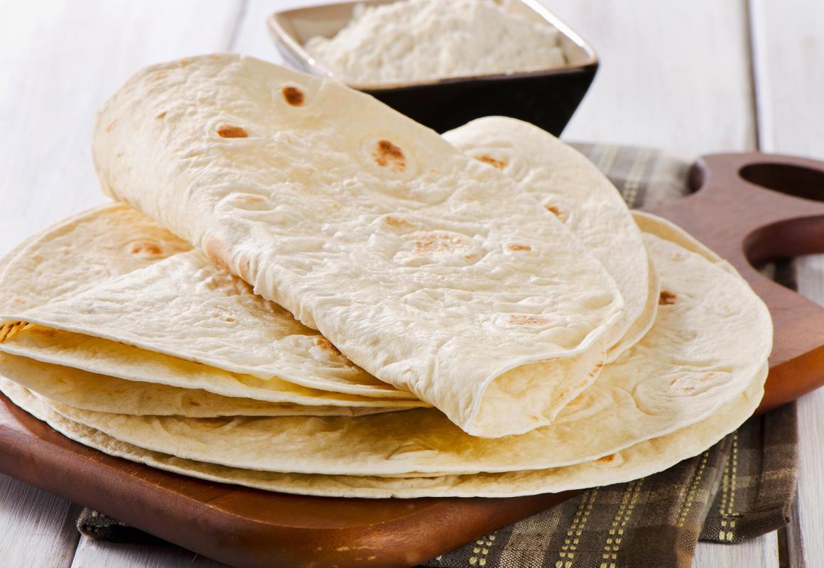 Weizenmehl-Tortillas