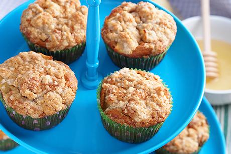 Kürbis-Muffins mit Streusel