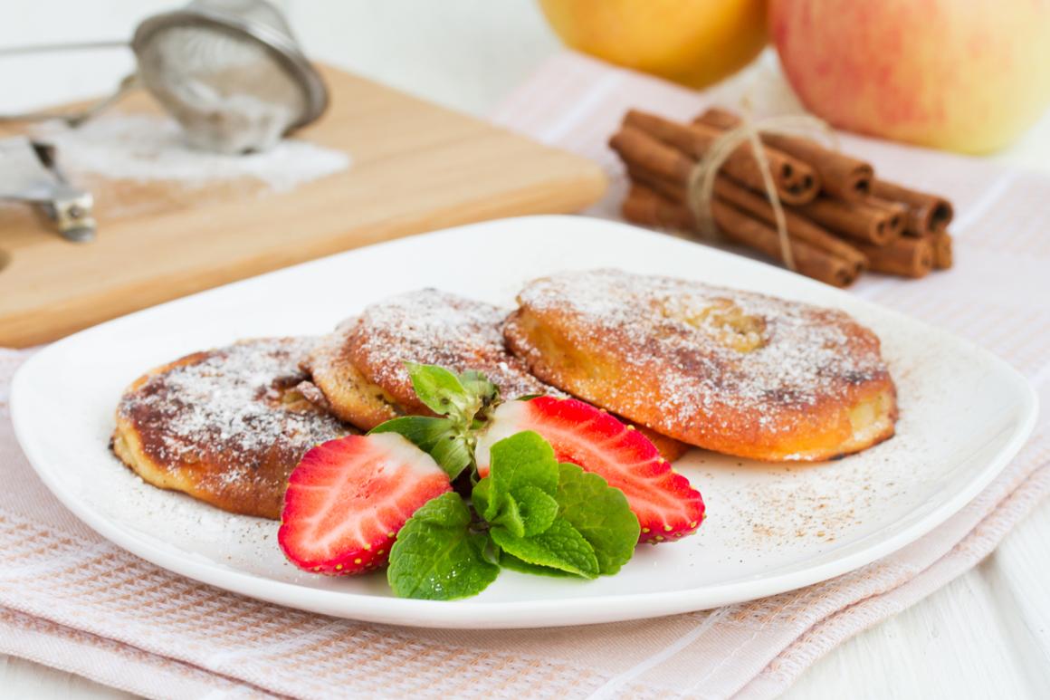 Apfel im Schlafrock