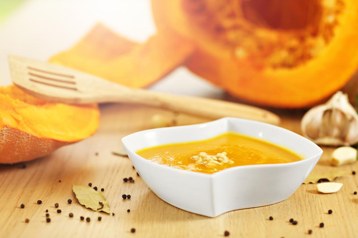Orientalische Kürbiscremesuppe