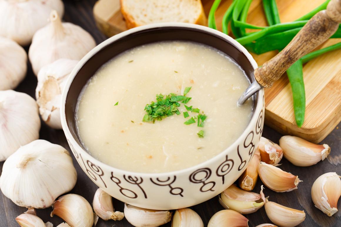 Knoblauchrahmsuppe