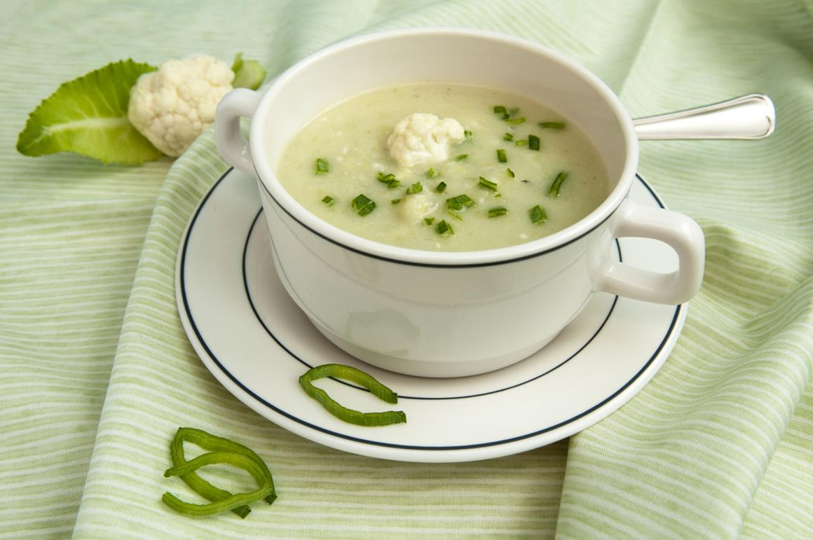 Cremige Blumenkohlsuppe