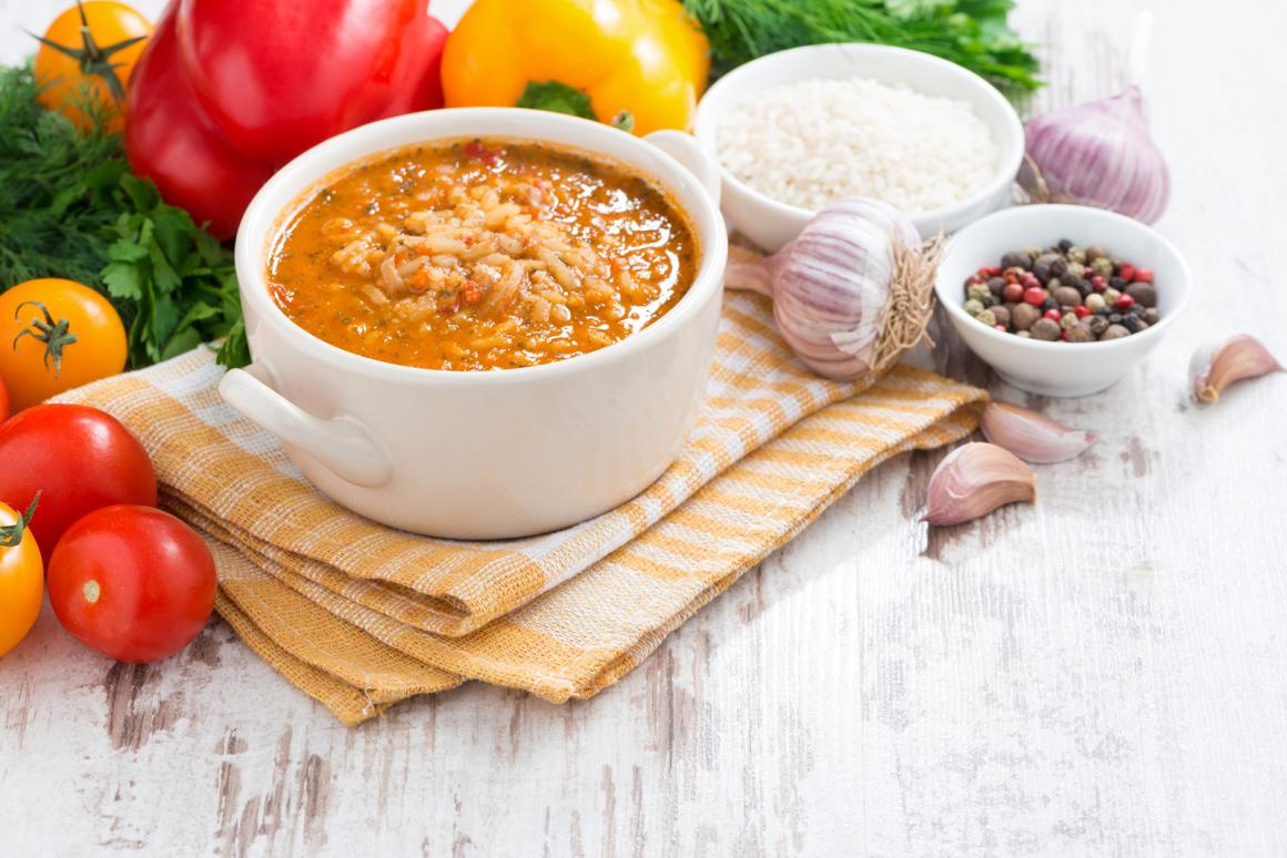 Schnelle Tomatensuppe