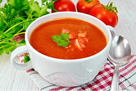 Scharfe Tomatensuppe