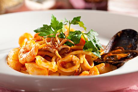 Spaghetti mit Meeresfrüchte