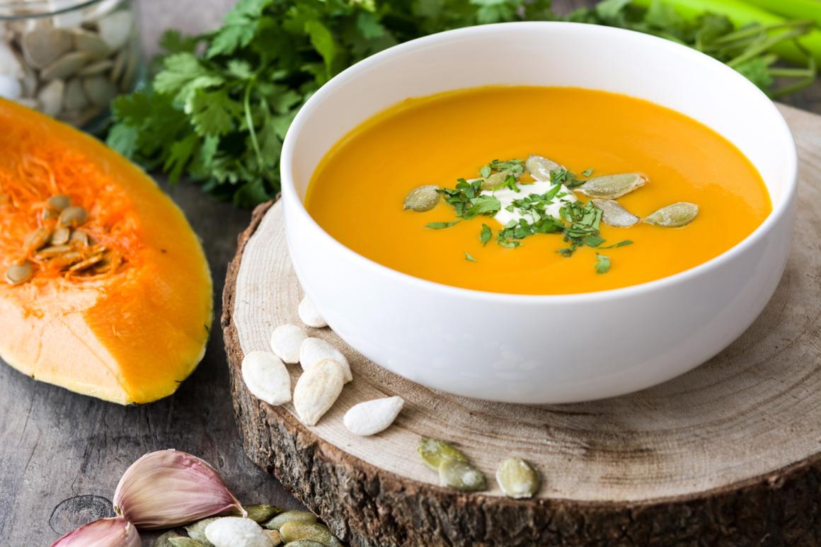 Cremige Kürbissuppe