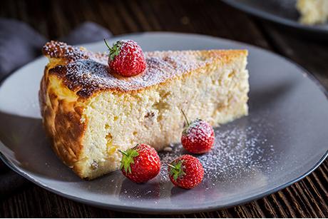 Quarkkuchen ohne Boden