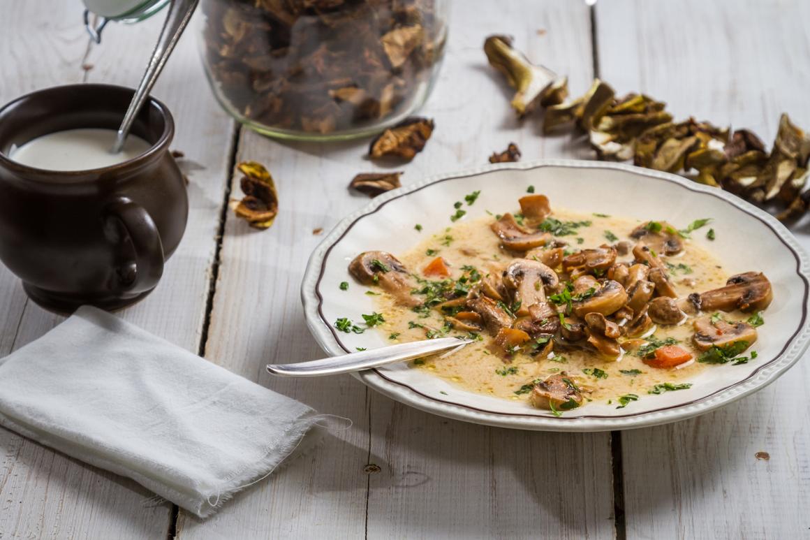 Schwämmli Gulasch