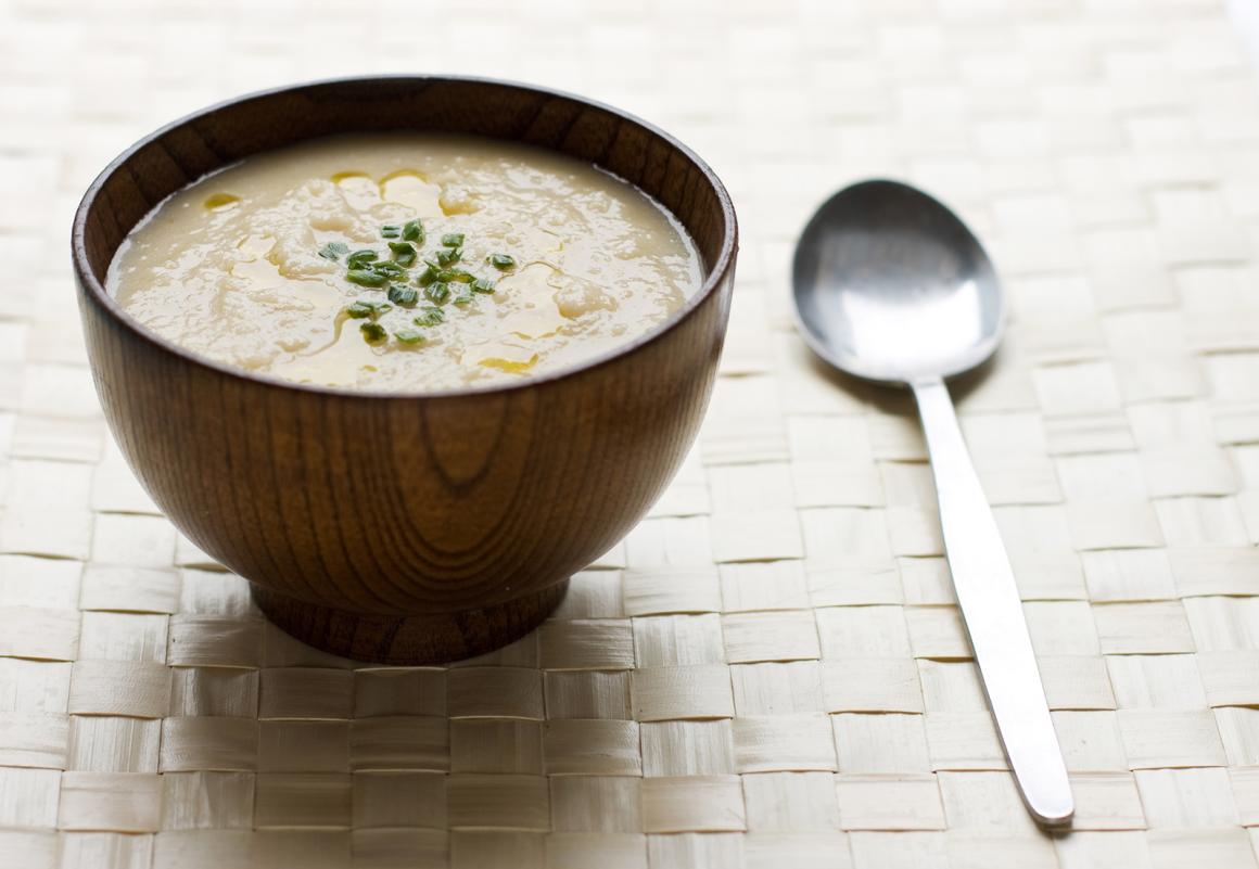 Cremige Kartoffelsuppe mit Rüebli