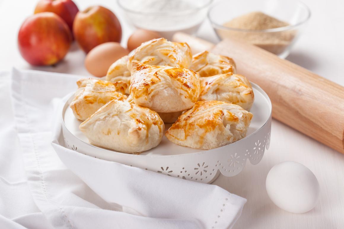 Vollwert-Apfeltaschen