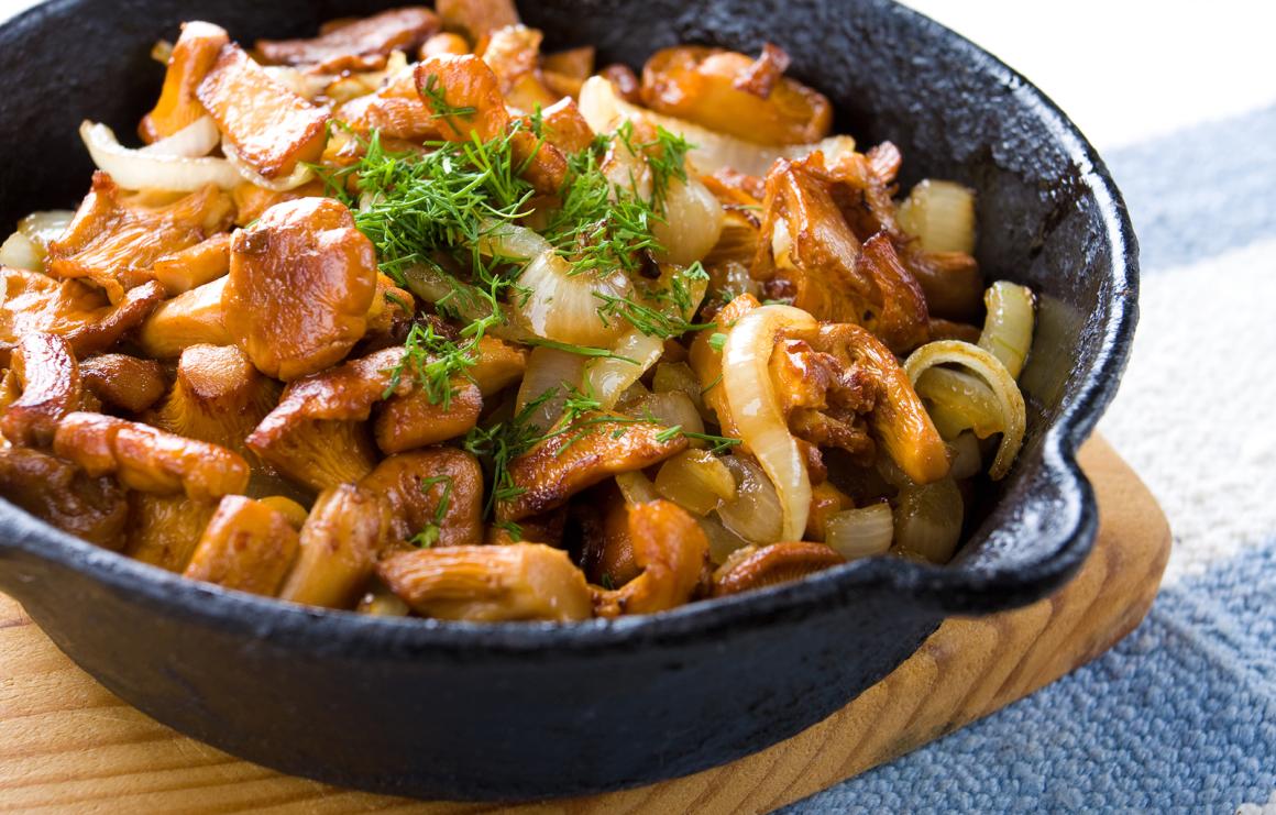 Eierschwämmli gebraten