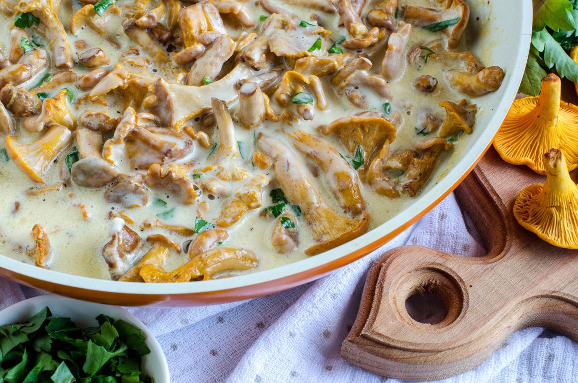 Eierschwämmli-Ragout