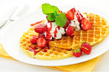 Buttermilchwaffeln