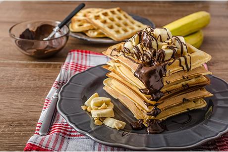 Bananenwaffeln