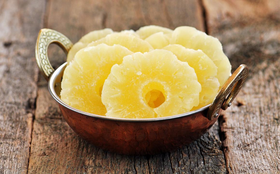 Kandierte Ananas