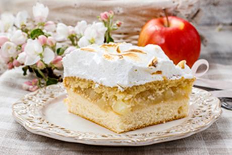 Grossmutters Apfelkuchen mit Baiserhaube