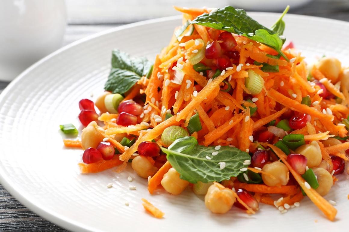Kichererbsen-Granatapfel-Salat