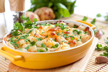 Gemüseauflauf mit Kartoffeln
