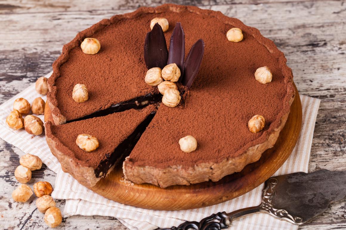 Einfache Schoggi-Tarte