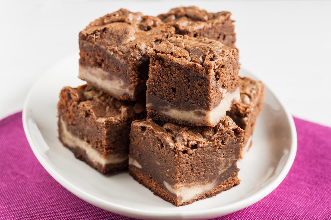 Marmorbrownies mit Eierlikör