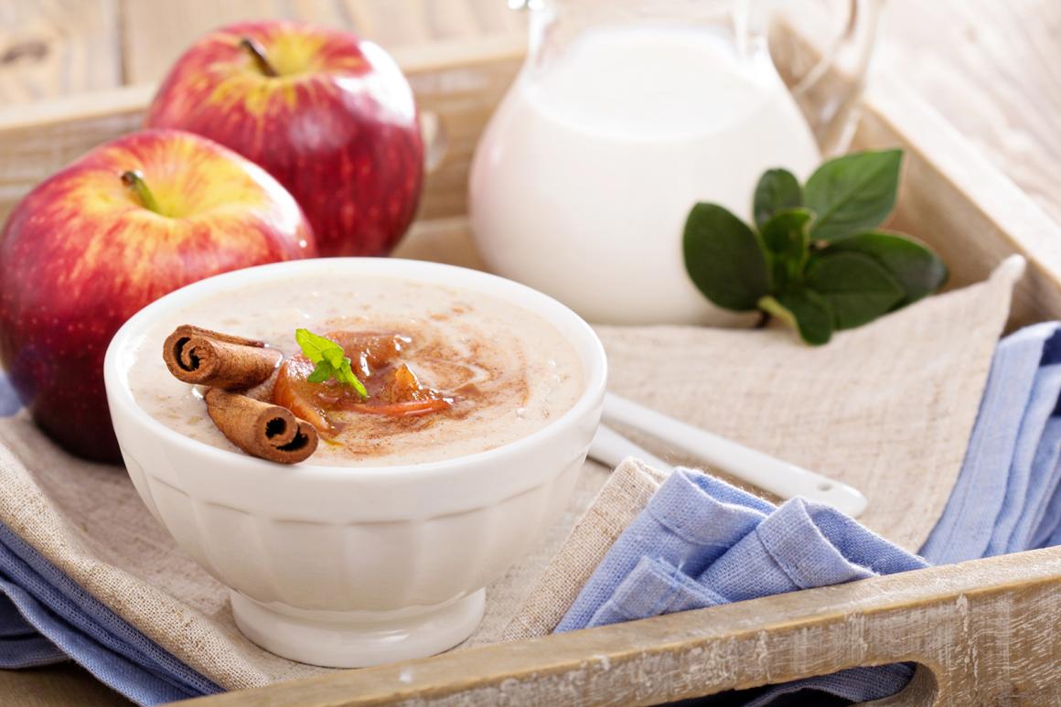 Apfel-Quark-Creme mit Zimt