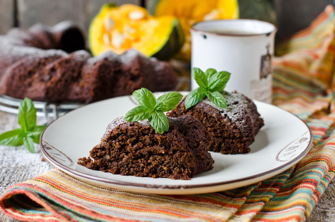 Schokoladen-Kürbis Kuchen