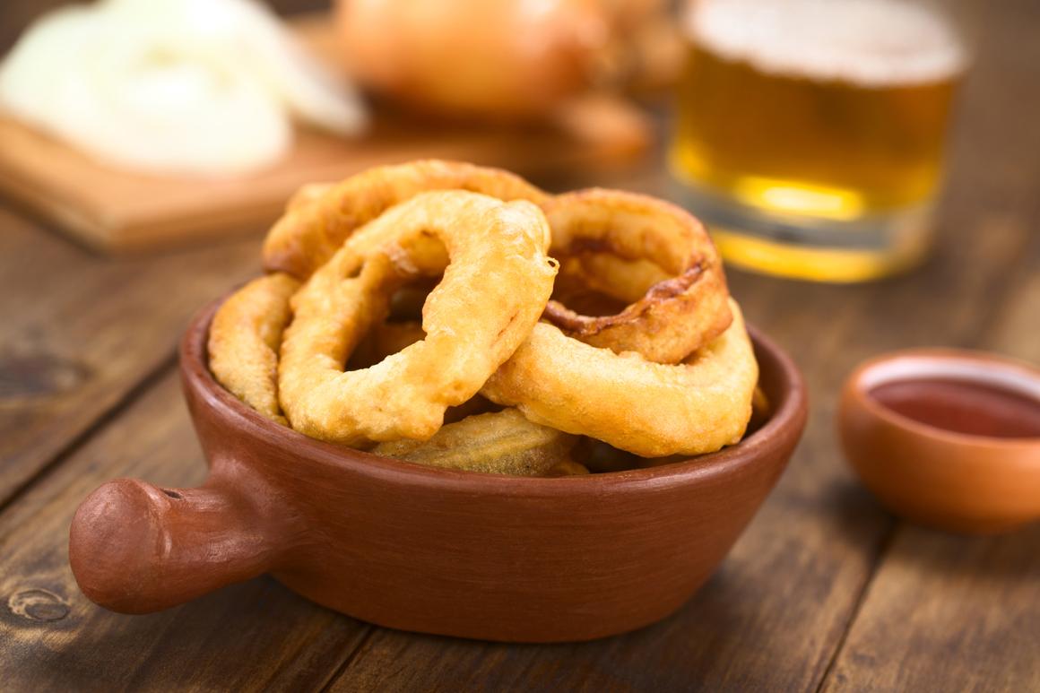 Knusprige Onion Rings