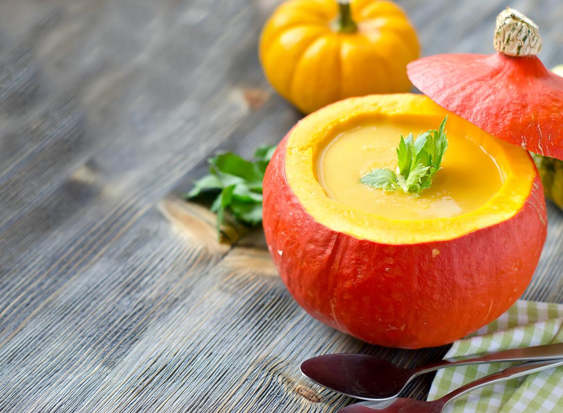 Schnelle Kürbissuppe