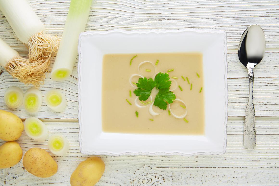 Einfache Kartoffelsuppe