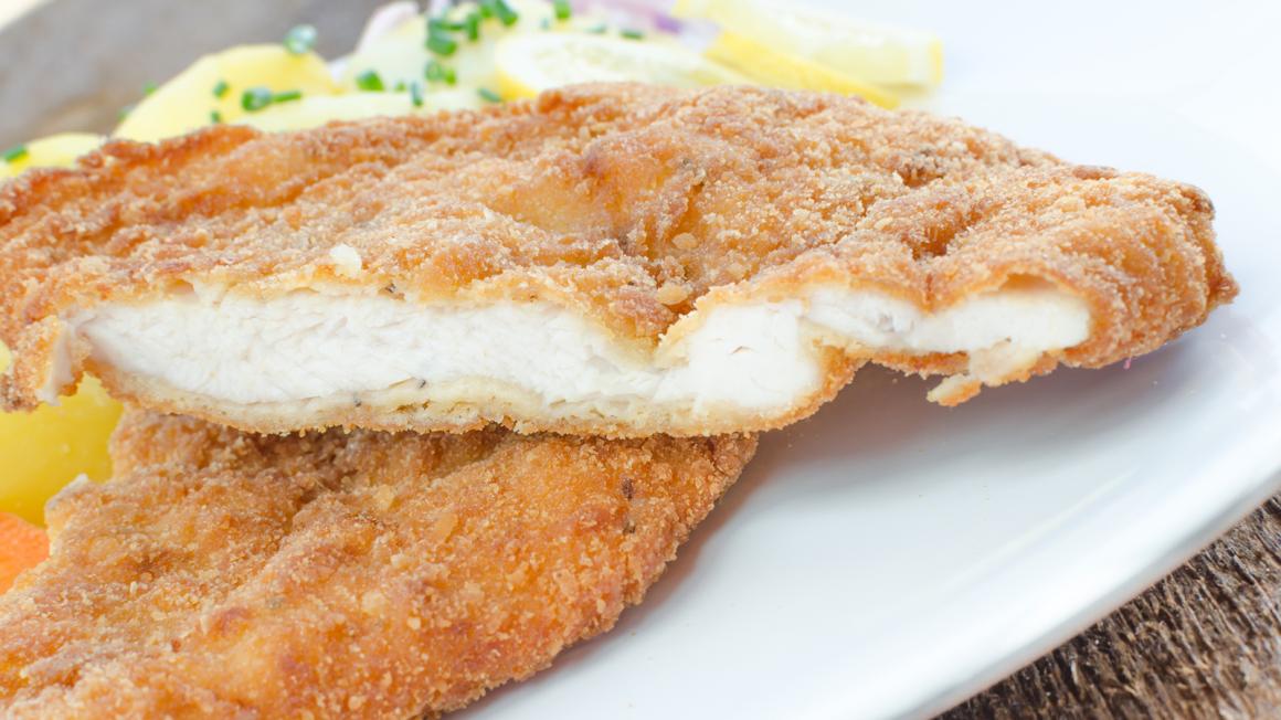 Trutenschnitzel paniert