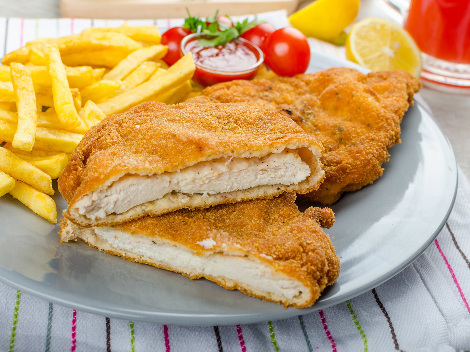 Paniertes Schnitzel