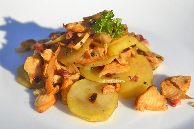 Kartoffelpfanne mit Eierschwämmli