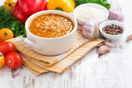 Schnelle Tomatensuppe