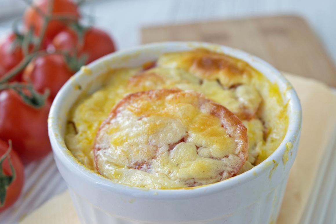 Kleine Tomatengratins