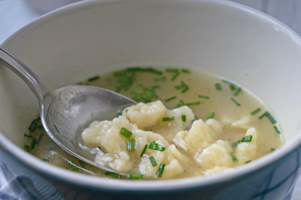 Eintropf-Suppeneinlage