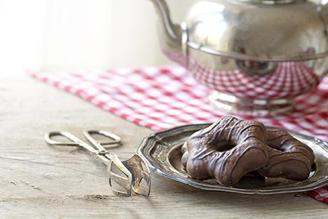 Lebkuchen mit Schokoladenglasur