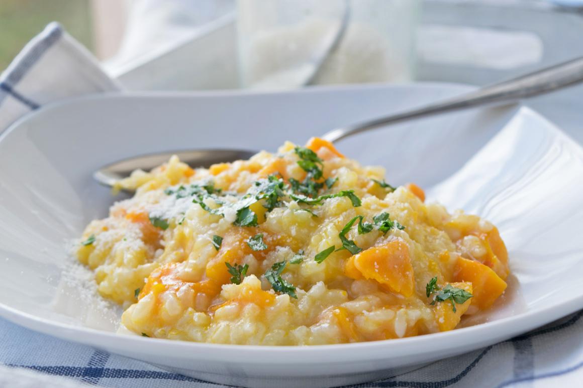 Kürbisrisotto