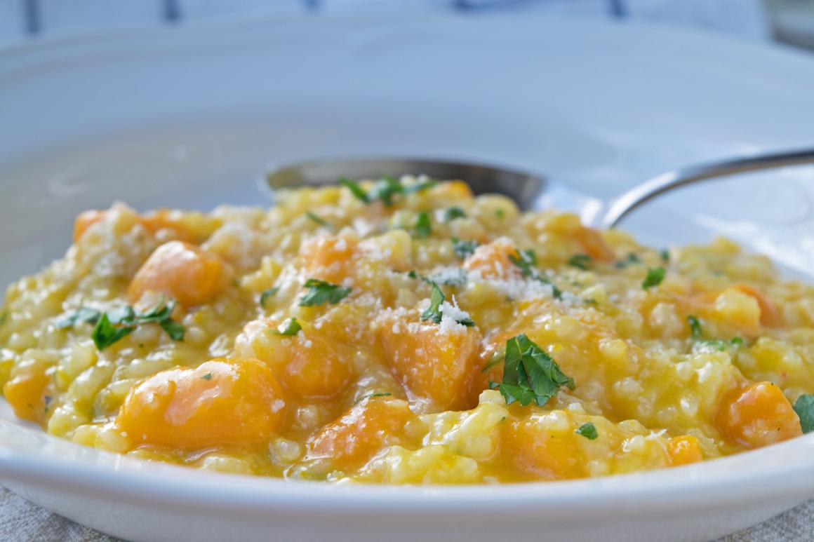 Kürbisrisotto