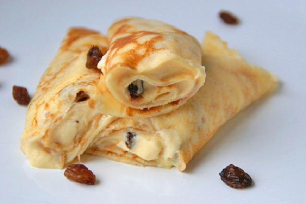 Palatschinken mit Quark