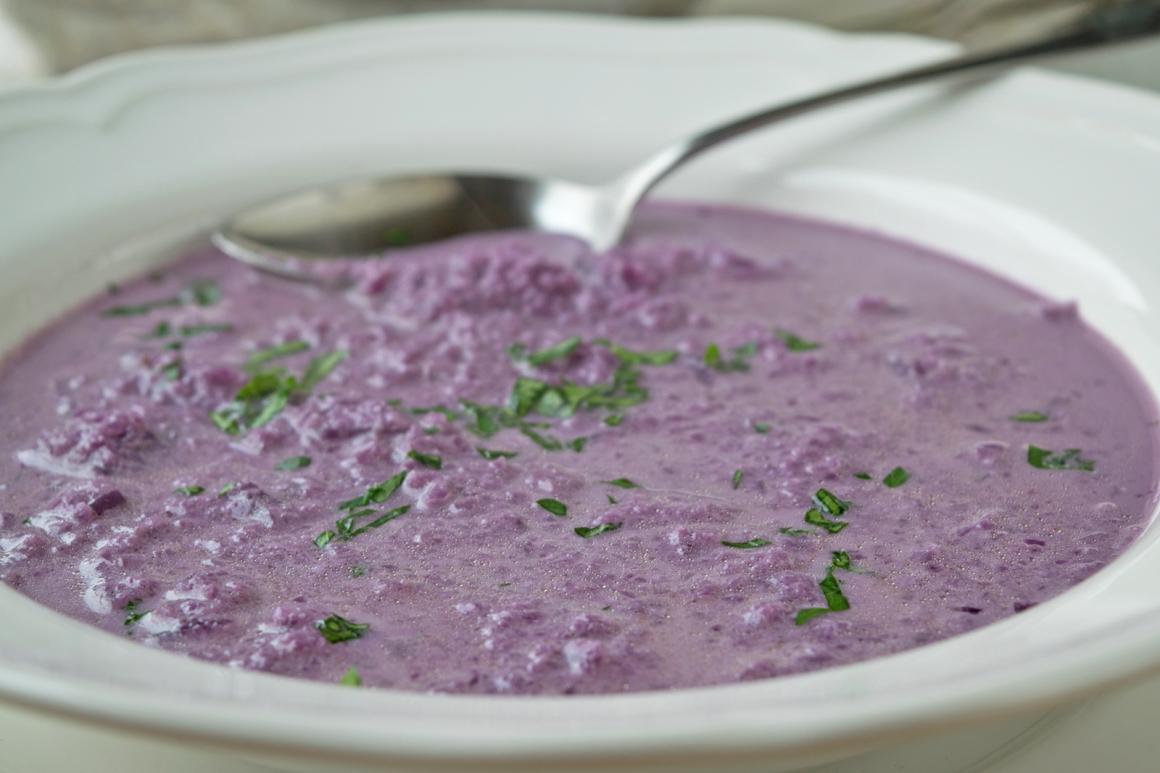Würzige Rotkohlsuppe