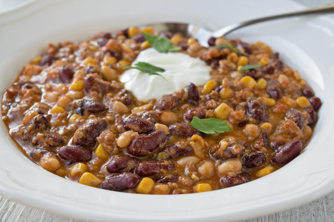 Chili con Carne mit Rindfleisch
