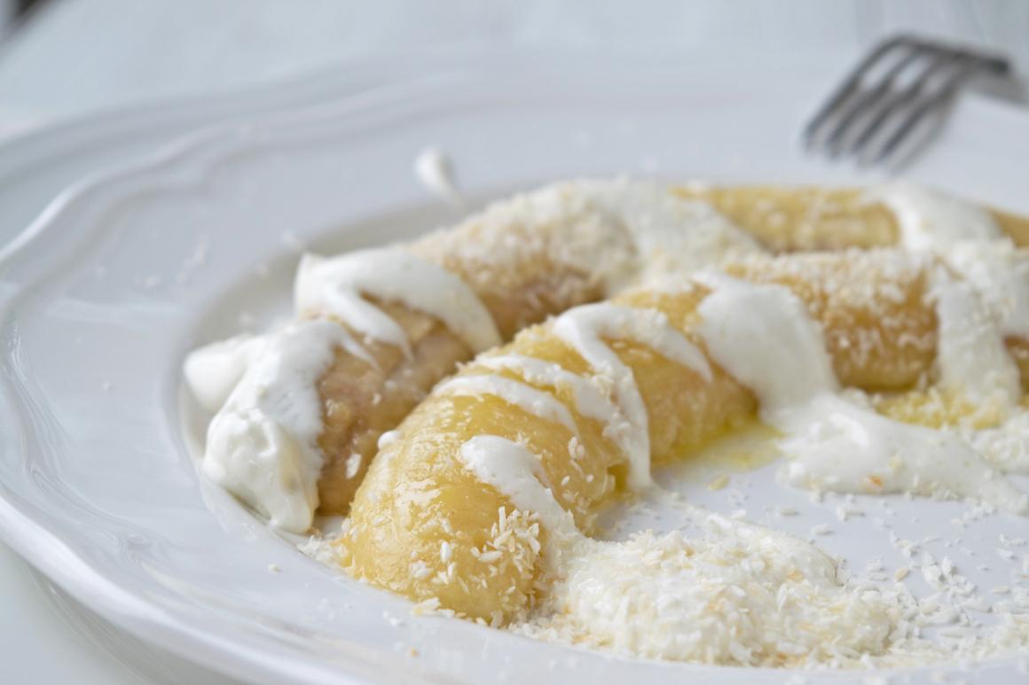 Gegrillte Kokos-Bananen