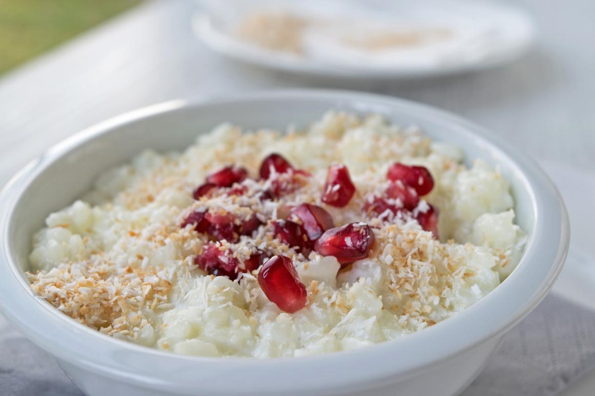 Süsser Reis mit Kokos