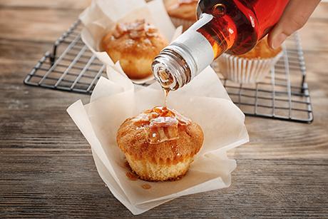American Muffins mit Ahornsirup