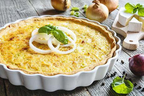 Einfacher Zwiebelkuchen