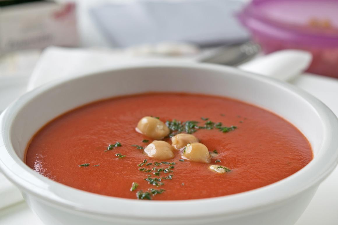 Kichererbsen-Kokos-Suppe