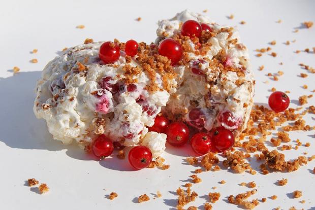 Johannisbeer Eis mit Reis