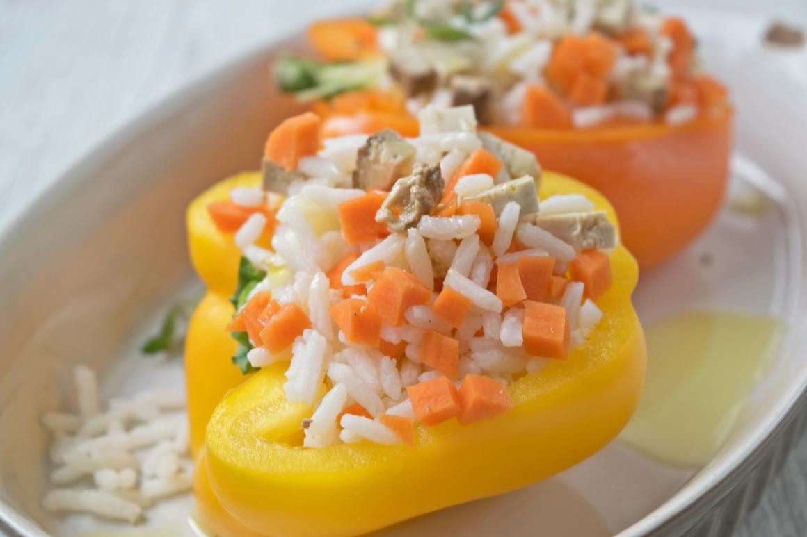 Gefüllte Tofu-Peperoni