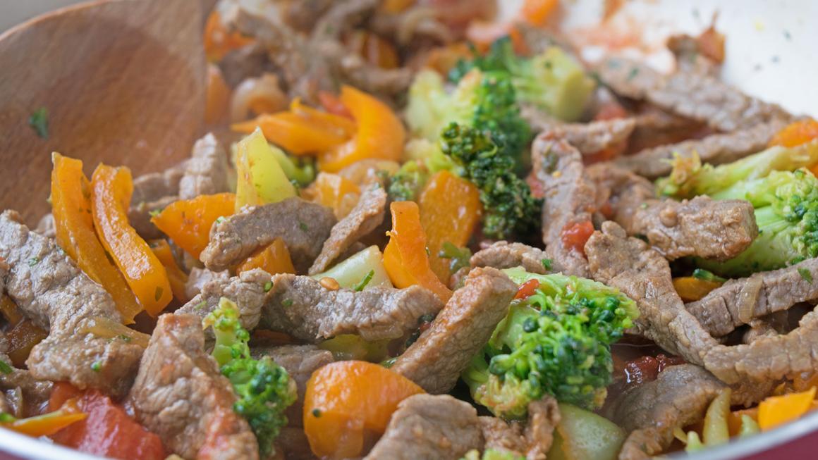 Rindfleisch nach asiatischer Art