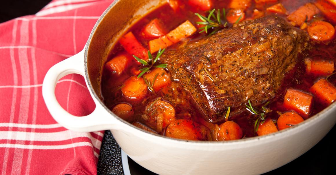 Geschmorter Rindsbraten